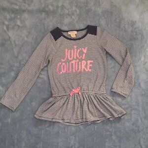 Juicy Couture girl's longsleeve skirt top  Size 6